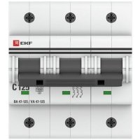 Выключатель Ekf Mcb47125-3-125c