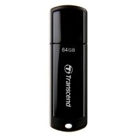 Флешка USB TRANSCEND Jetflash 700 64Гб, USB3.0, черный [ts64gjf700] TS64GJF700