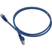 Кабель Патч-корд LANMASTER вилка RJ-45, вилка RJ-45, кат.6, LSZH, 1м, синий [lan-pc45/u6-1.0-bl] LAN-PC45/U6-1.0-BL