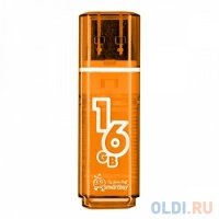 USB флешка Smartbuy Glossy Series 16GB, Orange (SB16GBGS-OR)