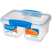 Контейнер двойной Sistema Split Fresh, 1 л Marine Blue (921620)