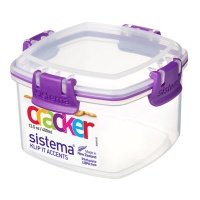 Контейнер для крекеров Sistema Klip It Cracker Accents, 400 мл Violet (61331)
