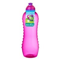 Бутылка для воды Sistema Hydrate Twist 'n' Sip, 620 мл Pink (795)