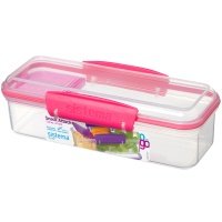 Контейнер с разделителем Sistema To-Go Snack Attack, 410 мл Red (21479)