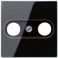 AS500 A561PLTVSW Крышка розетки телевизионной (TV+Radio, черная) JUNG A561PLTVSW