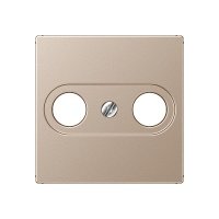 A500 A561PLTVCH Крышка розетки телевизионной (TV+Radio, шампань) JUNG A561PLTVCH