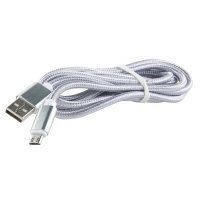 Кабель Red Line USB/micro USB, 2 м Silver (УТ000014160)