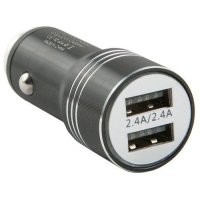 Автомобильное зарядное устройство Red Line Tech 2 USB, 2.4А Black (УТ000016521)
