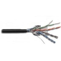 Кабель UTP outdoor 4 пары категория 5e Lanmaster одножильный 305 м черный LAN-5EUTP-WP-OUT