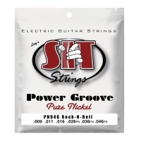 Струны SIT PN946, Power Groove Pure Nickel Rock-n-Roll Hybrid, 9-46