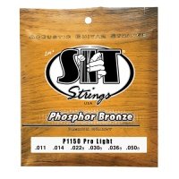Струны SIT P1150, Phosphor Bronze Pro Light, 11-50