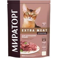 Сухой корм Мираторг для домашних кошек, с говядиной Black Angus, 400 г 