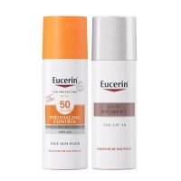 Набор "Против пигментации": крем дневной SPF30+, 50 мл + солнцезащитный флюид SPF 50+, 50 мл 