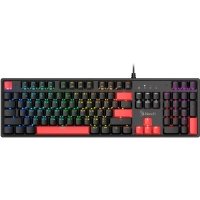 Клавиатура A4Tech Bloody S510R черный (s510r usb fire black/blms red) Bloody S510R