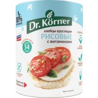 Хлебцы Dr. Korner "Рисовые с витаминами" 