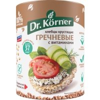 Хлебцы Dr. Korner "Гречневые с витаминами" 