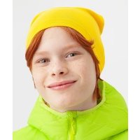Шапка трикотажная желтая Button Blue 123BBBX73022700