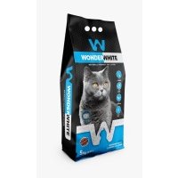 Наполнитель Wonder White Carbon Effect c активированным углем для длинношерстных комкующийся бентонит 10кг 