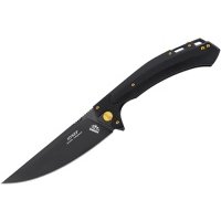 Складной нож Нукер Black, сталь AUS8, рукоять G10 