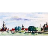 Конверт Евро №21 Вид на Дордрехт, 5 штук 