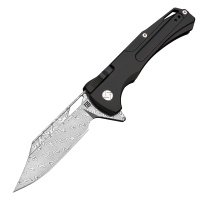 Складной нож Artisan Blowback, сталь дамаск, рукоять титан 