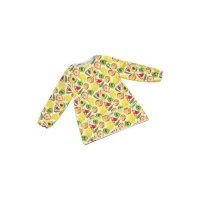 Фартук детский JoyArty цв. Белый apte_378461_1-2 Фартук детский Дольки фруктов с рукавами для рисования 1-2 лет