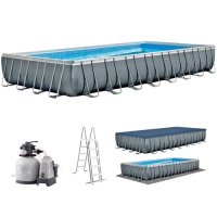 Каркасный бассейн Intex Ultra Frame (975х488х132) Каркасный бассейн Ultra XTR Frame 975х488х132 см 26378