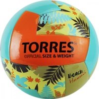 Мяч для пляжного волейбола Torres Hawaii V32075B (5 размер) Мяч волейбольный HAWAII размер 5