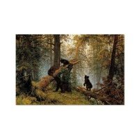 Пазлы DAVICI Утро в сосновом лесу, И.И. Шишкин, 180 деталей 7-09-01-180 Деревянный пазл Утро в сосновом лесу