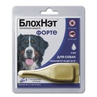 Астрафарм БлохНэт Форте капли от блох и клещей для собак массой от 30 до 40 кг,1 пипетка 