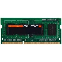 Модуль памяти SODIMM DDR3 4GB Qumo PC3-10600 1333MHz CL9 1.5V QUM3S-4G1333C9