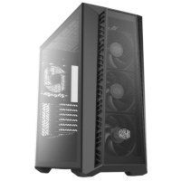 Корпус eATX Cooler Master MB520-KGNN-SNO черный, без БП, боковая панель из закаленного стекла, USB Type-C, USB 3.2 MasterBox 520 Mesh Blackout Edition
