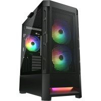 Корпус eATX Cougar Cougar 187525 черный, без БП, боковая панель из закаленного стекла, 2*USB 3.0, USB 2.0, audio Airface RGB