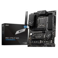 Материнская плата ATX MSI (LGA1700, Z790, 4*DDR5 (7000), 6*SATA 6G RAID, 4*M.2, 4*PCIE, 2.5Glan, WiFi, BT, HDMI, DP, USB Type-C, 3*USB PRO Z790-P WIFI