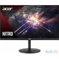 Монитор 27" Acer UM.HX2EE.V18 3840x2160, IPS, 155Hz, 1ms, 178°/178°, 600 cd/m2, 1000:1, 2*HDMI, DP, black Nitro XV272KLVbmiipruzx
