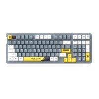 Клавиатура Wireless Dareu механическая Industrial-Grey, Tri-mode, V3 Sky sw - Russian layout A98 Pro Industrial-Grey