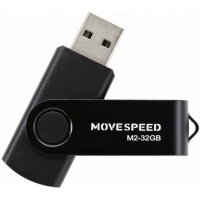Накопитель USB 2.0 32GB Move Speed M2 черный M2-32G