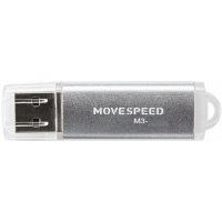 Накопитель USB 2.0 8GB Move Speed M3 серебро M3-8G