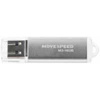 Накопитель USB 2.0 16GB Move Speed M3 серебро M3-16G