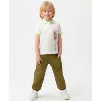 Брюки цвета хаки Button Blue (98)