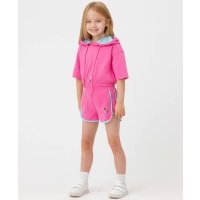 Шорты розовые с накладными карманами Button Blue (128) 
