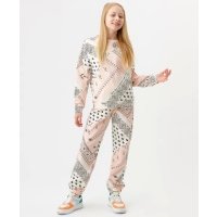 Брюки розовые с принтом Button Blue (152)