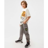Брюки джинсовые с поясом Button Blue (158) 