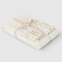 Плед Homelines textiles 220 х 240 см хлопок белый 