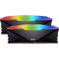 Модуль памяти DDR4 16GB (2*8GB) Apacer NOX RGB PC4-28800 3600MHz CL18 1.35V AH4U16G36C25YNBAA-2