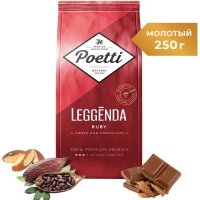 Кофе молотый Poetti Leggenda Ruby 250г
