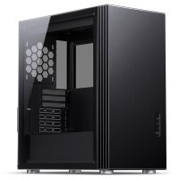 Корпус ATX JONSBO черный, без БП, боковые панели из закаленного стекла, USB Type-C, USB 3.0, audio U6 Black
