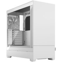Корпус ATX Fractal Design белый, без БП, панель из закаленного стекла, 2*USB 3.0, audio Pop Silent White TG Clear Tint