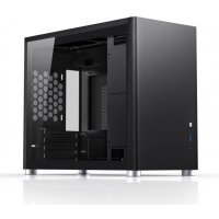 Корпус mATX JONSBO черный, без БП, боковые панели из закаленного стекла, USB Type-C, USB 3.2, audio D30 Black
