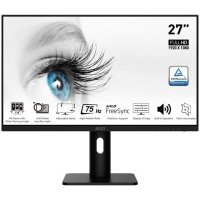Монитор 27" MSI 9S6-3PB49H-045 16:9 FHD, 5ms(GTG), 1000:1, 100M:1, 250nit, 75Hz, 178/178, HDMI, DP, Speaker, VESA, Tilt, Kensington Lock PRO MP273P